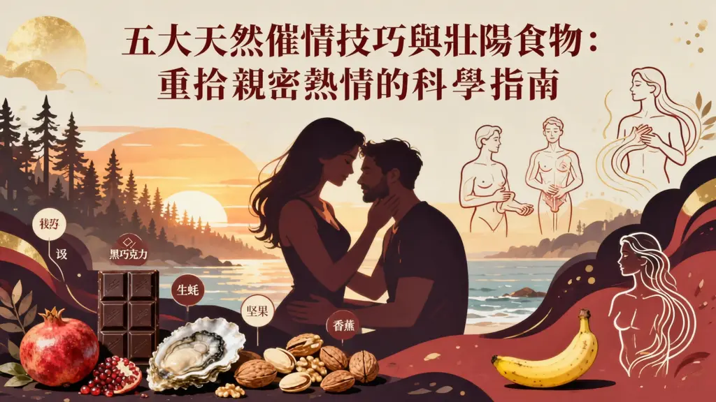 五大催情技巧？你必須知道的天然春藥！改善性冷感的有效方法