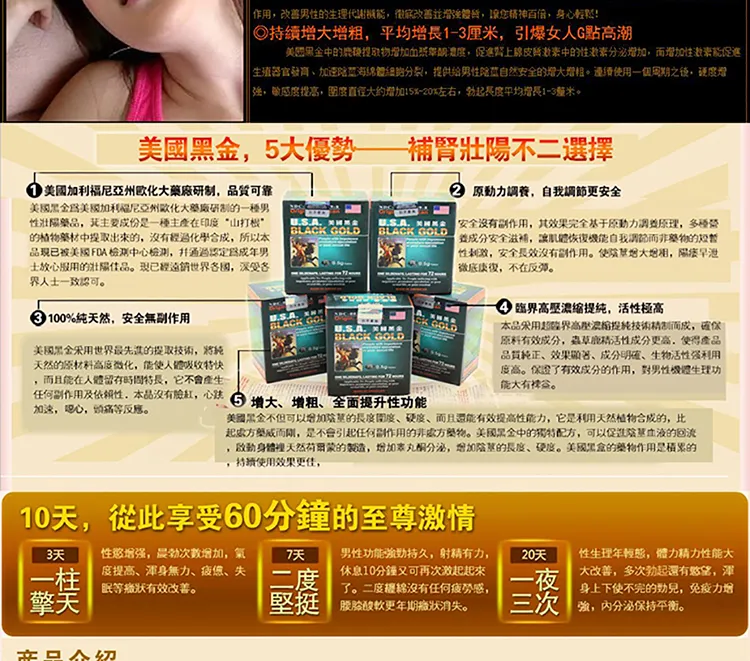 美國黑金功效詳解：山打根植物配方完整使用指南