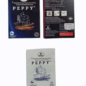 印度雙效口溶膜片PEPPY ODS ORAL STRIP 快速助勃+延時10片/盒