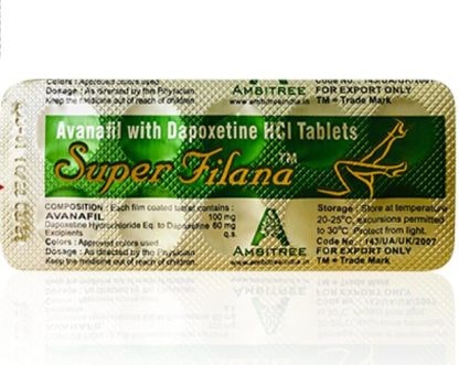 印度綠水鬼雙效錠Super Filana|第四代增硬延時強效|零副作用160mg*10顆